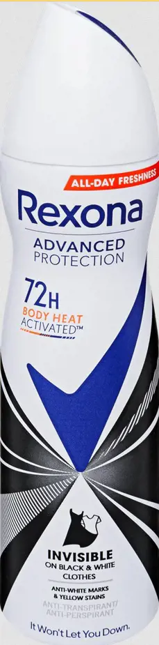 xDEO REXONA 150ml -W.ADV.INVISIBLE PR