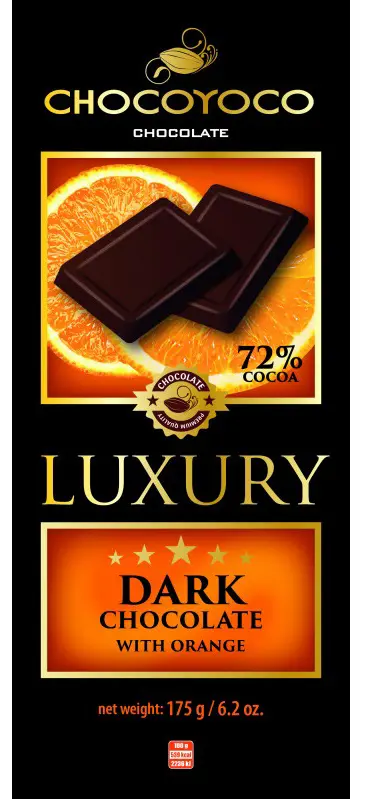 CK COKOLADA LUXURY 175g -DARK+ORANG