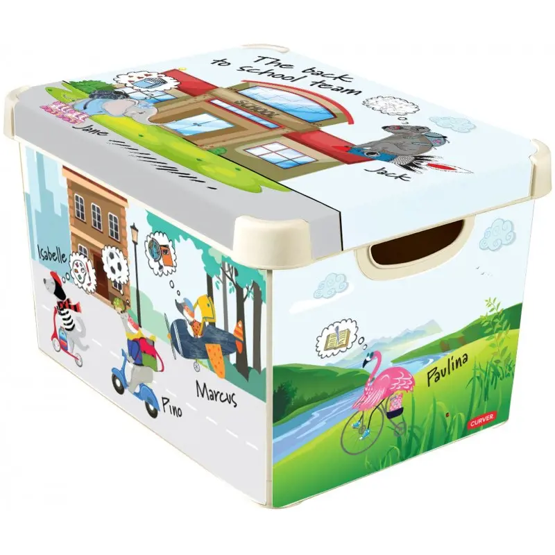 BOX ULOZNY DEKOR. L -TO SCHOOL