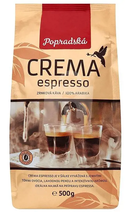 CK KAVA POPRADSKA 500g -CREMA ES.ZRN