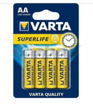 BATERIE VARTA AA LR6 1,5V  4ks -ZINCOVE