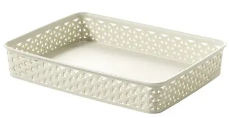 KOSIK DEKOR RATTAN STYLE A5 -KREMOVY