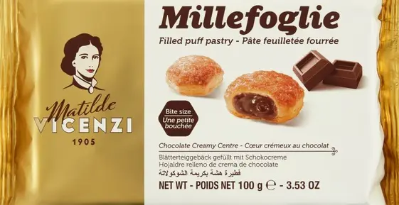 xCK PECIVO MILLEFOGLIE 100g -COKO/VANILA x