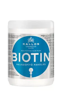 MASKA NA VLASY KALLOS 1l -BIOTIN