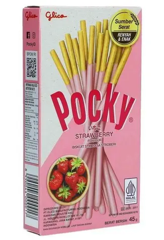 xCK TYCINKY POCKY 38g -JAHODA
