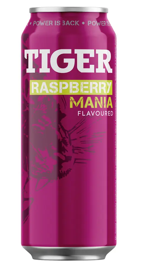 CK ENERG.NAPOJ TIGER 0,5l -MALINA Z