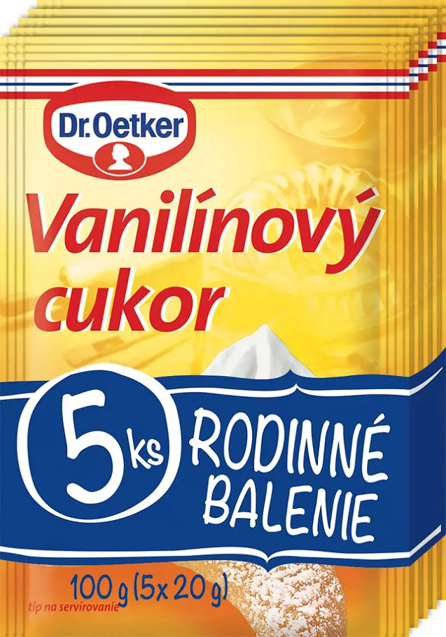 CK CUKOR VANILINOVY 5x20g -DR.OETKER