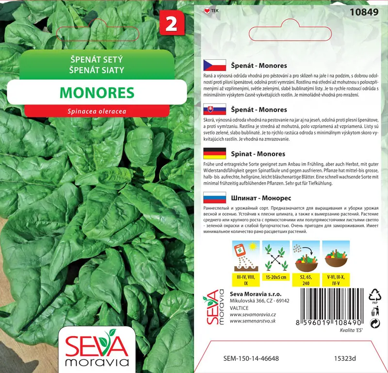 .SPENAT SIATY -MONORES 8g