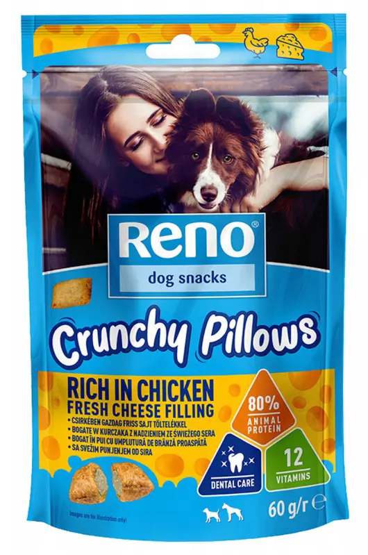 KRMIVO PSY RENO  55g -SNACK KURA