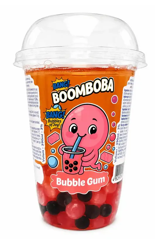 VODA BUBBLE DRINK 0,39l -BUBBLE GUM
