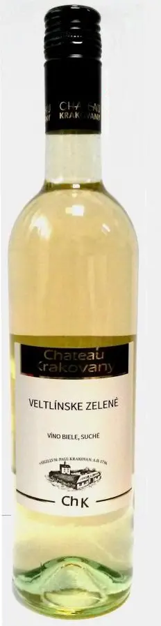 VINO KRAK.BIELE 0,75l -VELTLIN.ZELEN