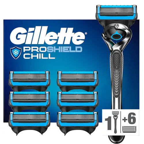 GILLETTE NH-FUSION 7ks + STOJCEK