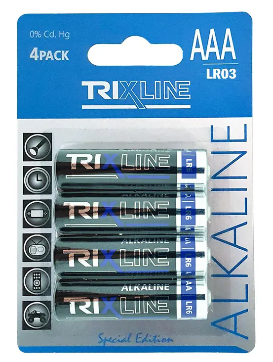 BATERIE TRIXLINE AAALR03 4ks -ALKALI