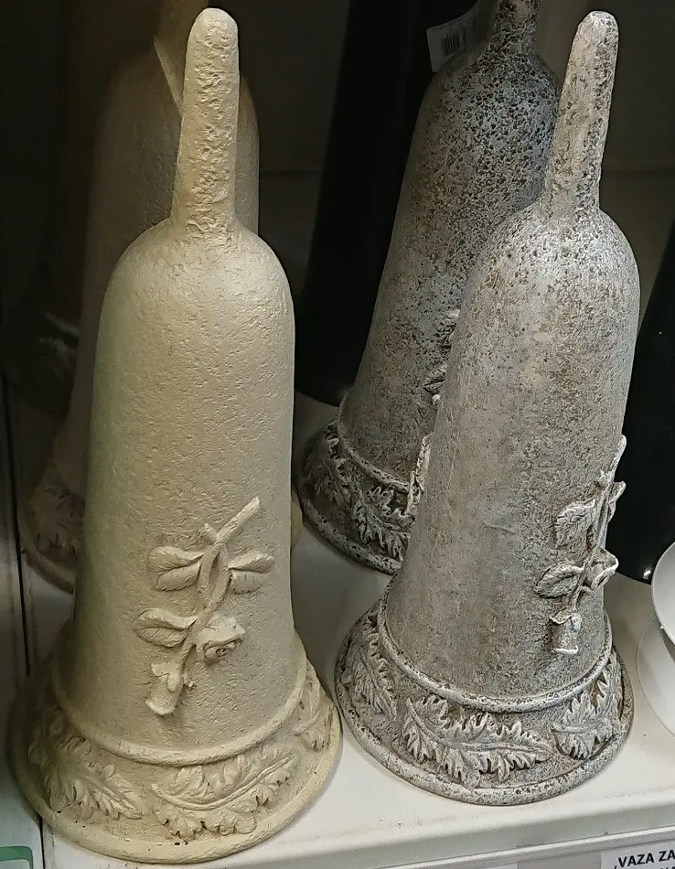 2850GY/CR VAZA CINTORIN 35cm SIVA/KR