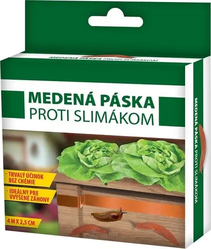 PASKA MEDENA PROTI SLIMAKOM 4m x 2,5cm X