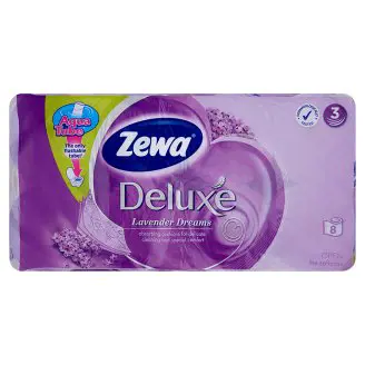 TP ZEWA DELUXE 3vrst. 8ks -LAVENDER