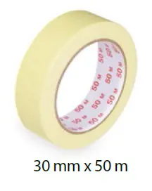 PASKA LEPIACA KREPOVA ZLTA 3cm x50m