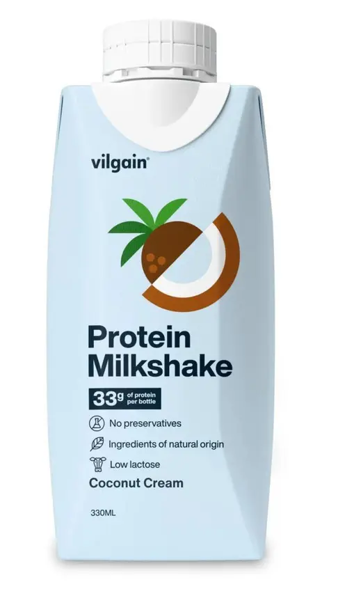 VILGAIN MILKSHAKE PROTEIN 330ml -KOKOS.KREM