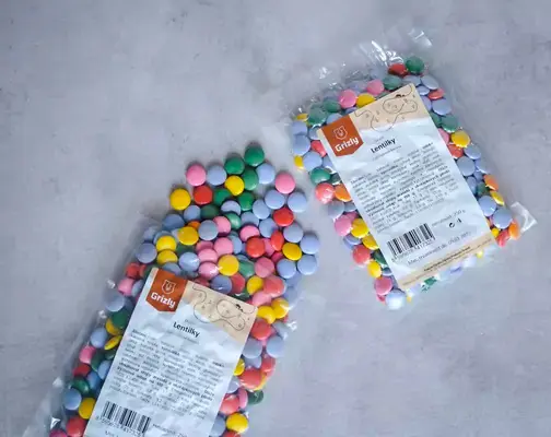 CK LENTILKY GRIZLY 250g -PRIR.FARBIV x