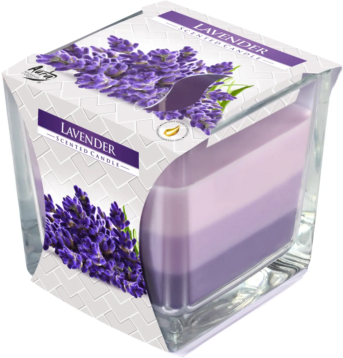 SVIECKA SCENTED CANDLE 32h. -LEVANDU