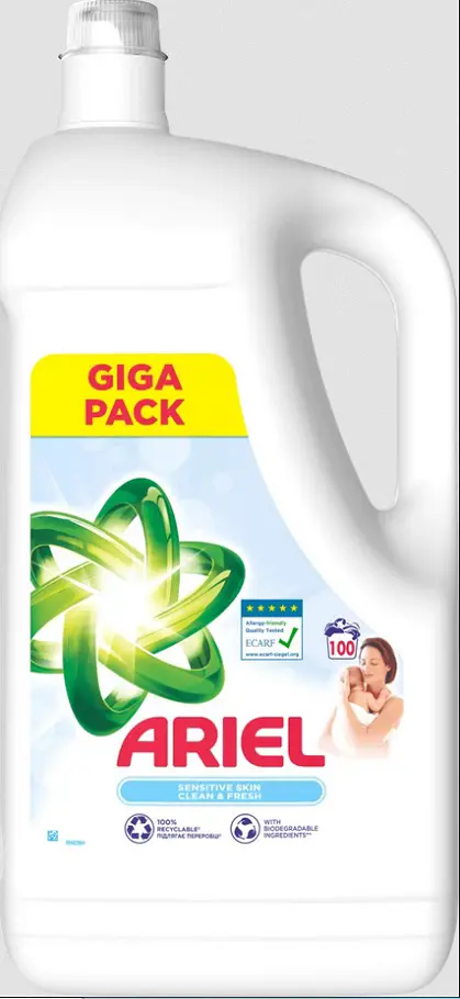 xPR.ARIEL GEL 100PD/5l -SENSITIVE