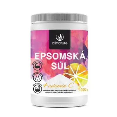 ALLNAT.SOL EPSOMSKA 1kg -VITAMIN C x