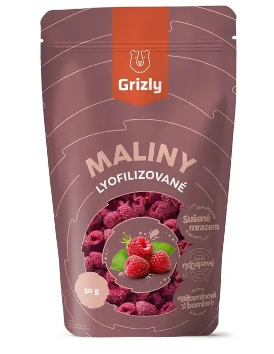CK GRIZLY MALINY LYOFILIZOVANE 50G