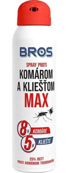 BROS REPELENT SPRAY MAX 90ml -KOM+KLIESTE