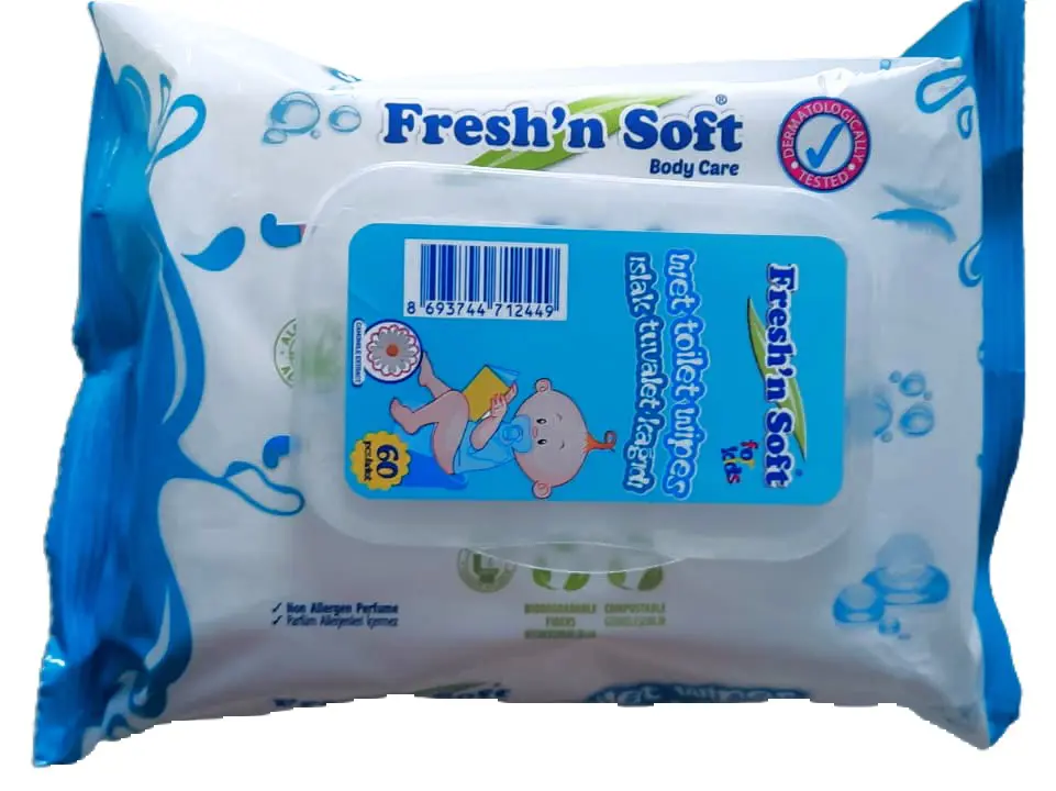 TP FRESH´N SOFT VLHCENY 60ks -KIDS x