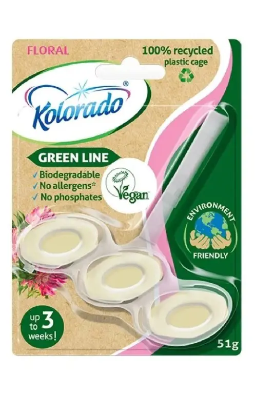 WC KOCKA KOLORADO+ KOSIK 51g -FLORAL GREEN LINE