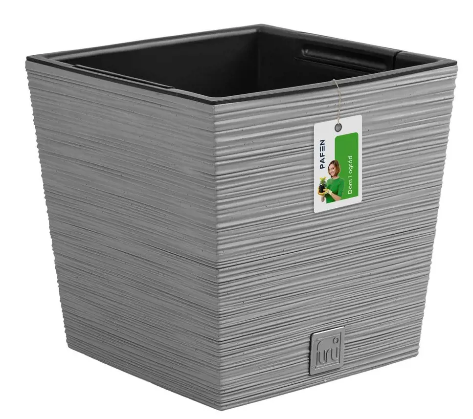 ,OBAL FURU SQUARE LOW 24cm -BETON
