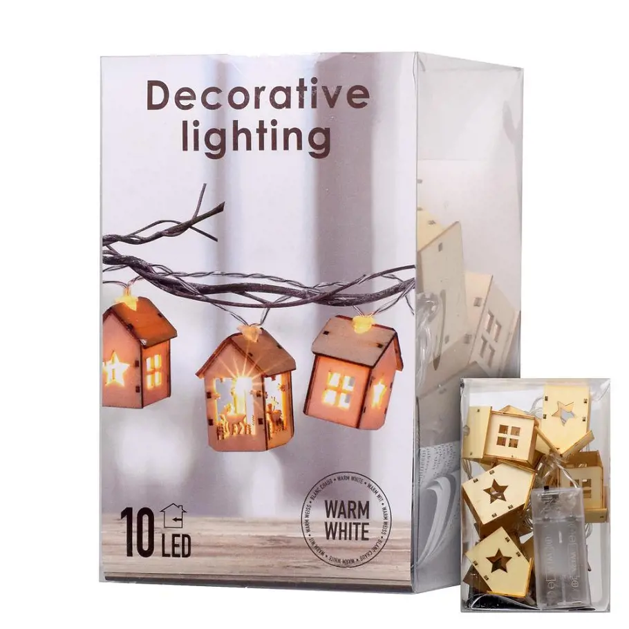 VO -LED OSVETLENIE 10LED -DOMCEKY