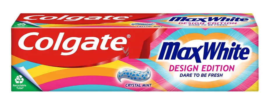ZP COLGATE  75ml -MAX WHITE DESIGN