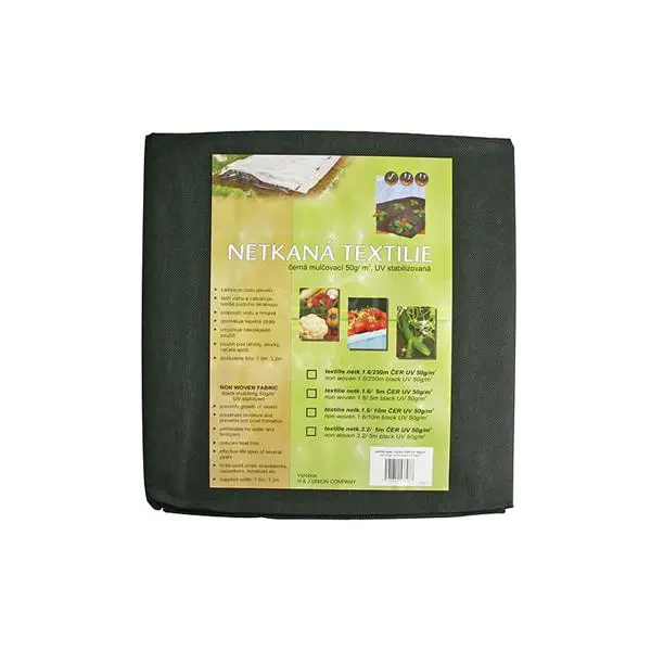 TEXTILIA NETKANA CIERNA 1,6x10m 50g/