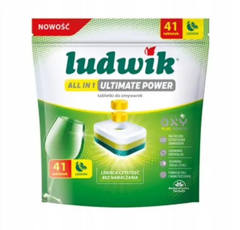 LUDWIK TABL.DO UMYVACKY 41ks -ALL IN 1 LEMON