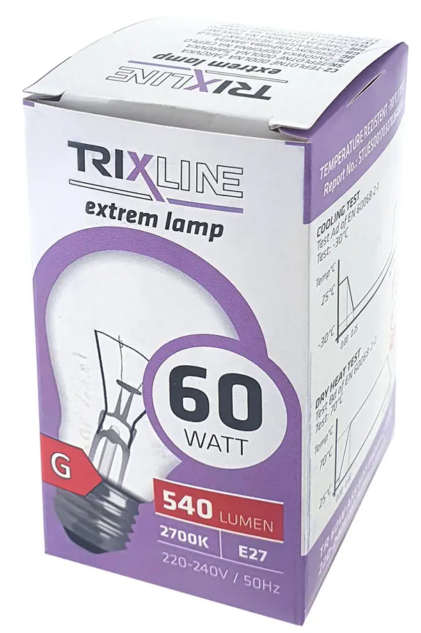 ZIAROVKA E27  60W -BC STAN.TRIXLINE