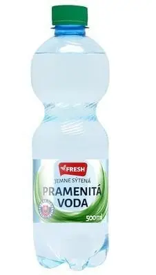 VODA FRESH 0,5l -JEMNE SYTENA Z
