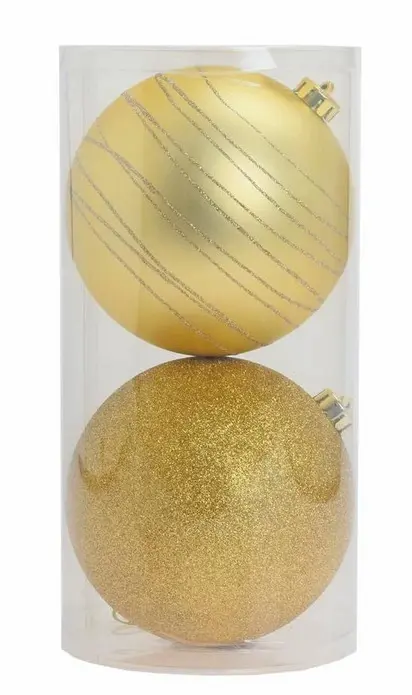 VO -GULE PLAST. S/2 15cm -ZLATE
