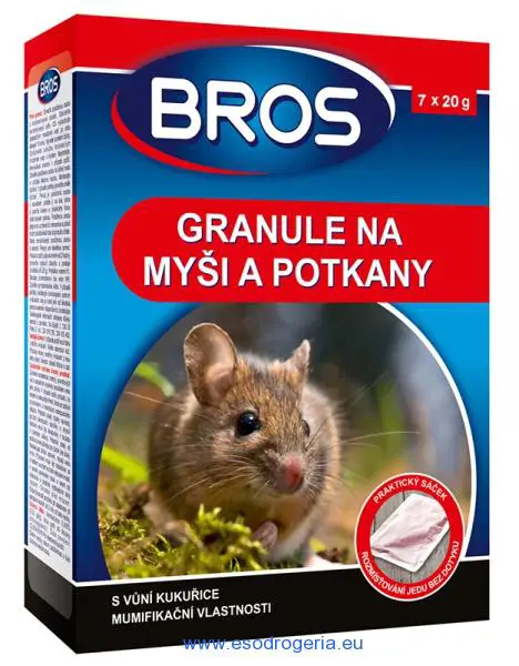 BROS* GRANULAT NA MYSI,POTKANY 7x20g