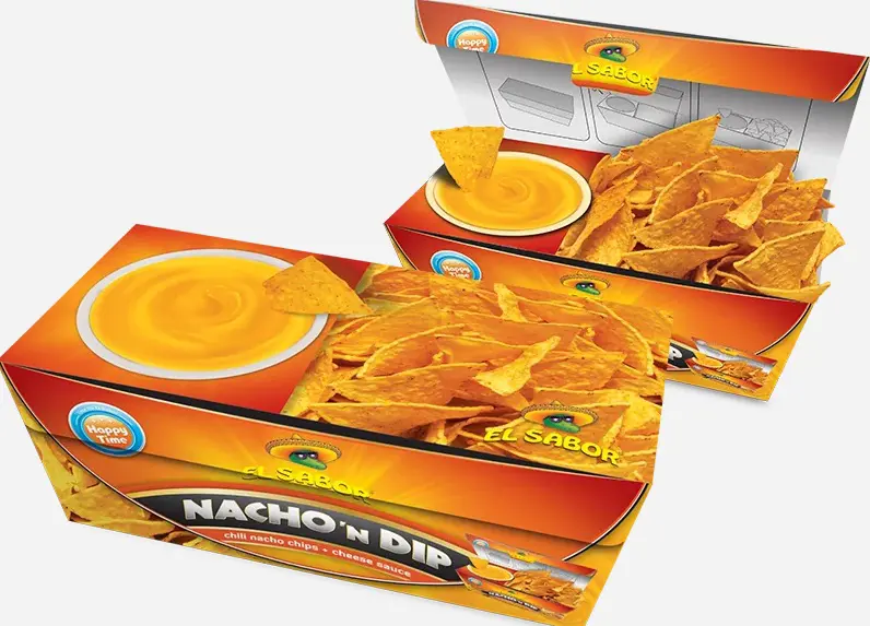 CHIPS NACHOS´N DIP 175g -CHEESE