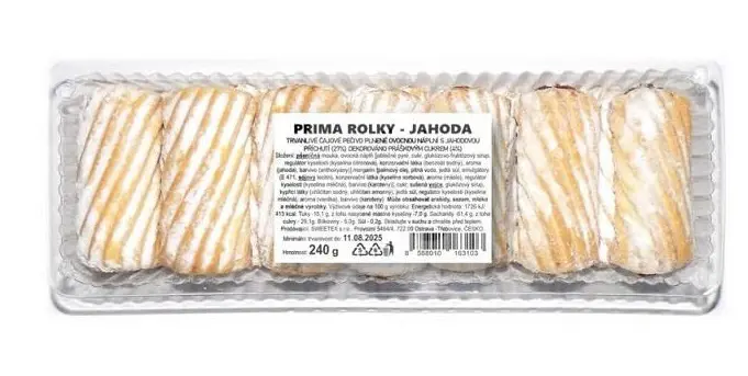 CK PECIVO ROLKY PRIMA 240g -JAHODA