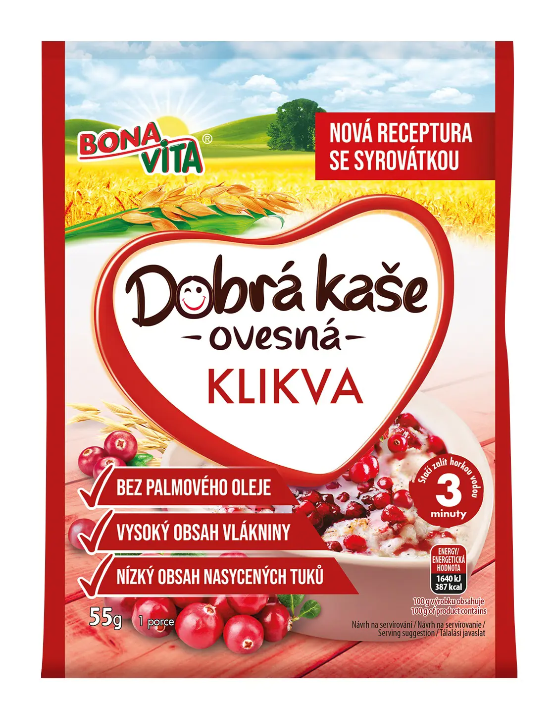 CK KASA BONAVITA 55g -BRUSNICA
