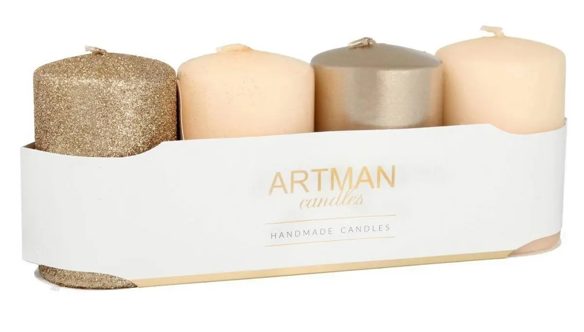 SVIECKA ADVEN. 4ks -SAMPAGNE