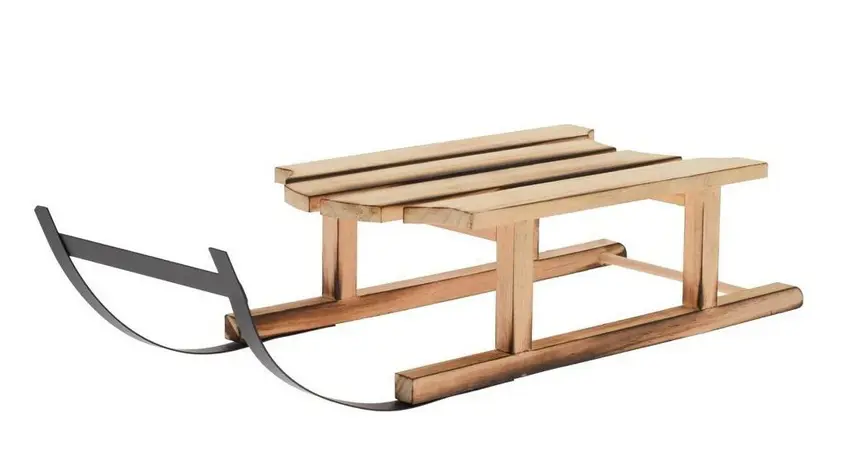 VO -SANKY PRIRODNE DREVO/KOV 45cm