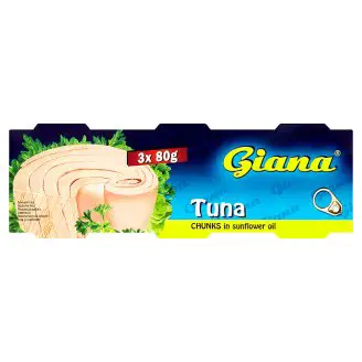 GIANA TUNIAK  3x80g -*KUSKY-OLEJI
