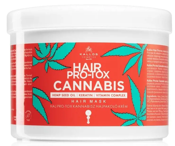 MASKA NA VLASY KALLOS 500ml -CANNABI