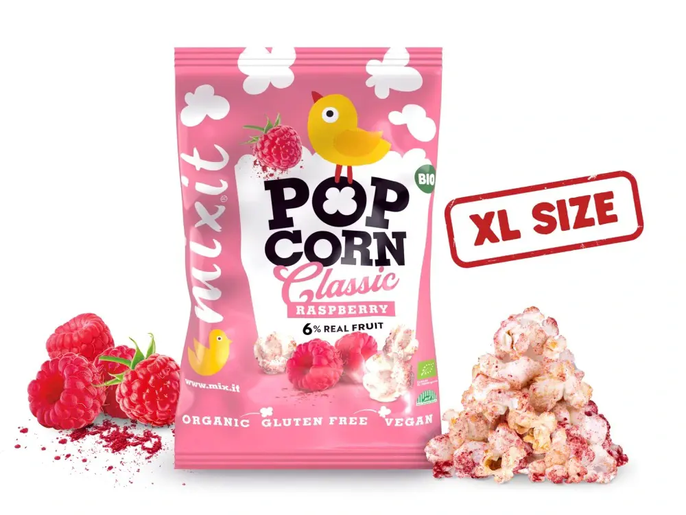 xCK MIXIT BIO POPCORN 75g -MALINA