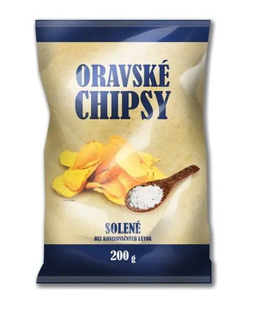CHIPS ORAVSKE CHIPSY 200g -SOLENE