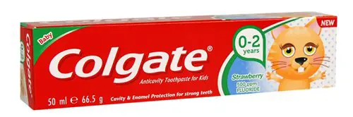 ZP COLGATE  50ml -DETSKA 0-2 rok STRAUBERRY