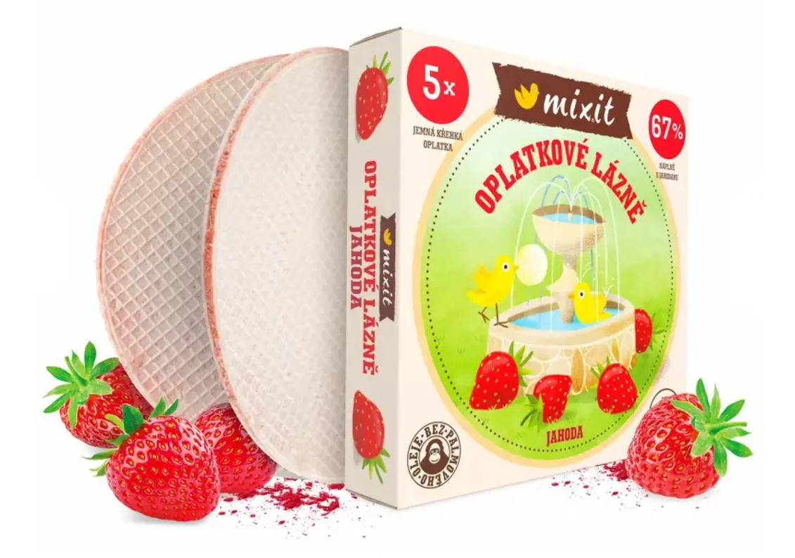 xCK MIXIT OBLATKY 150g -JAHODA